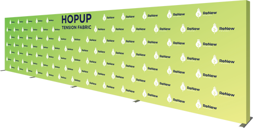 30ft x 8ft Hopup™ Back Wall Display (Graphic Package) 30ft x 8ft Hopup™ Back Wall Display (Graphic Package)