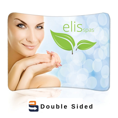 10ft Curve EZ Tube® Double-Sided (Graphic Package)