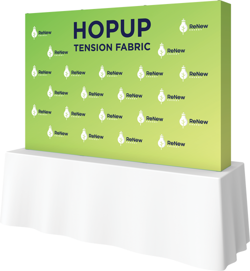 7.5ft x 5ft Table Top Hopup™ Display (Graphic Package)