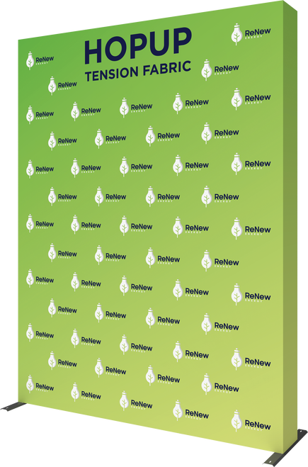 8ft x 10ft Hopup™ Back Wall Display (Graphic Package)