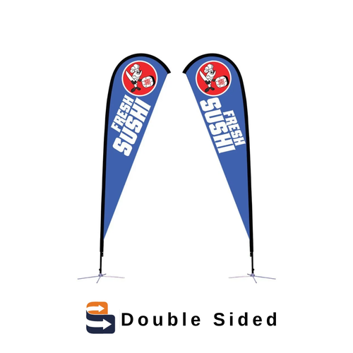 12 ft. Sunbird Flag with X-Base - Double-Sided (Graphic Package)