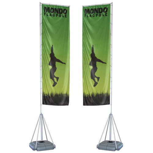 Mondo Flagpole 17 Ft. Double-Sided Graphic Package