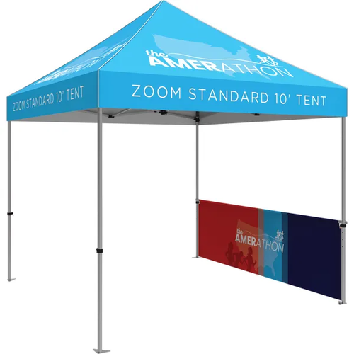 Zoom™ Standard 10ft Half Wall Single-Sided (Graphic Package)