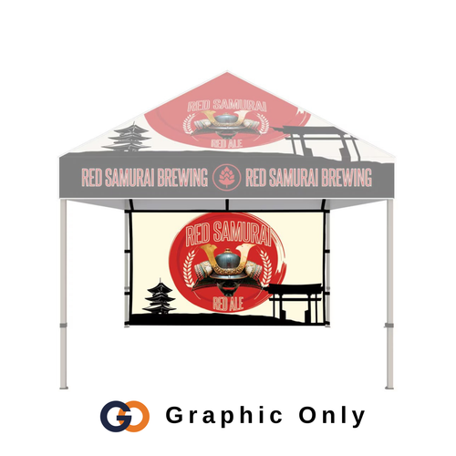 10 ft. Tent Backwall Single-Sided (Graphic Only) - GLM Select