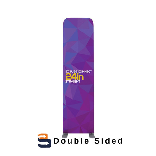 2ft EZ Tube Connect Straight Top Double-sided (Graphic Package)