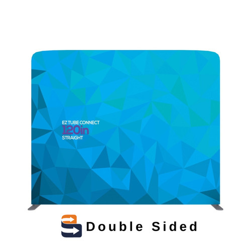 EZ Tube® Connect 10ft Straight Top Double-sided Graphic Package