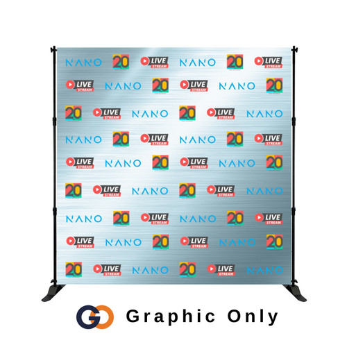  8x7.5 ft. Slider Banner Stands (Graphic Only) - GLM Select