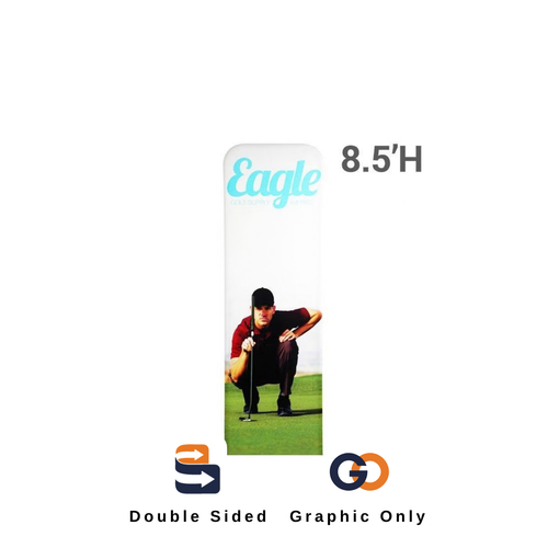 2 ft. x 8.5 ft. EZ Extend Fabric Display - Double-Sided (Graphic Only)