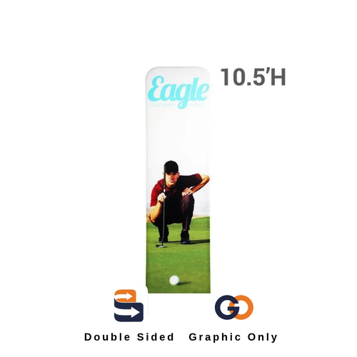 2 ft. x 10.5 ft. EZ Extend Fabric Display - Double-Sided (Graphic Only)