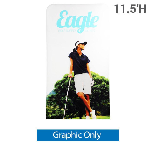 4 ft. x 11.5 ft. EZ Extend Fabric Display - Double-Sided (Graphic Only)