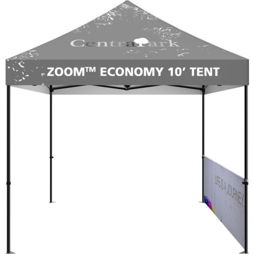 Zoom™ Economy 10ft Half Wall -  (Graphic Only) Zoom™ Economy 10ft Half Wall -  (Graphic Only)