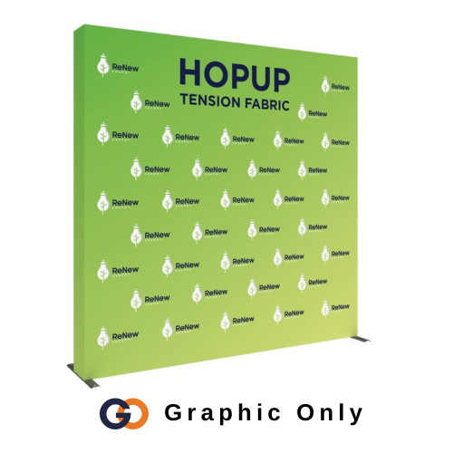 10ft x 10ft Hopup™ Back Wall Display (Graphic Only) 10ft x 10ft Hopup™ Back Wall Display (Graphic Only)