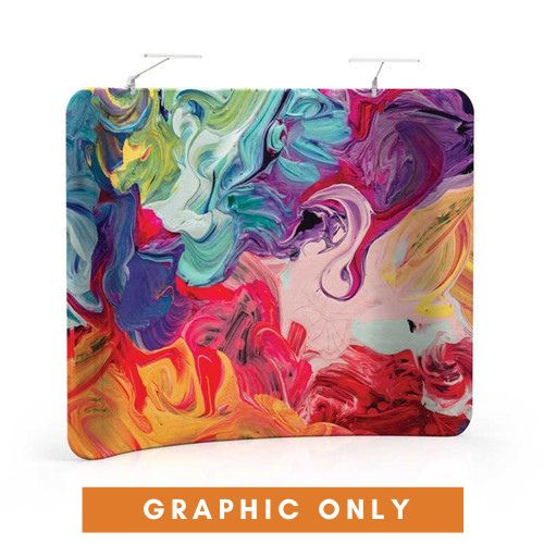 Wave Tube Display 10ft Curved Single Sided (Graphic Only) Wave Tube Display 10ft Curved Single Sided (Graphic Only)