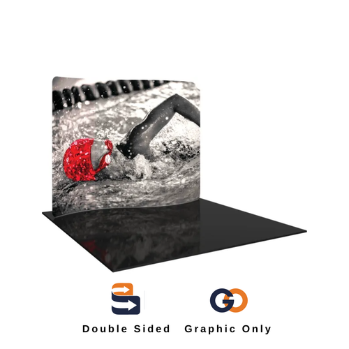Formulate Essential 10ft Serpentine Curve Double Sided (Graphic Only)