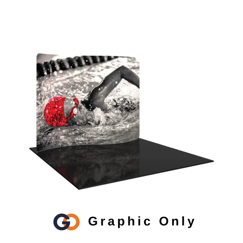 Formulate Essential 10ft Serpentine Curve Single Sided (Graphic Only)