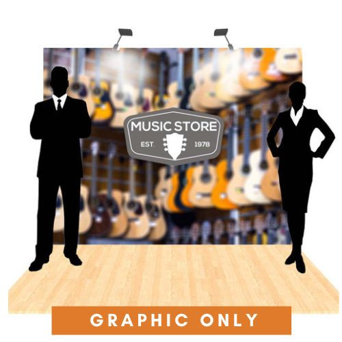 Coyote 10ft Straight Pop Up (Replacement Graphic Set)