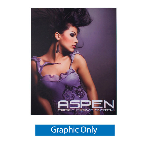 3 x 2 ft. Aspen Single Slim Fabric Frame (Graphic Only) 3 x 2 ft. Aspen Single Slim Fabric Frame (Graphic Only)