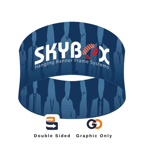 10 x 6 ft. Hanging Banner Circle Double-Sided (Graphic Only)