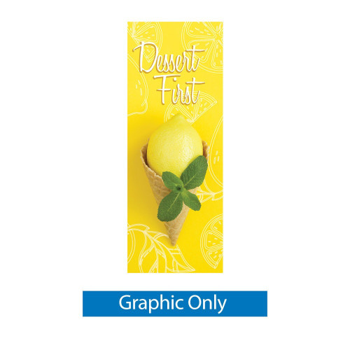 30" x 69" Grasshopper Indoor X Banner Stand (Graphic Only)