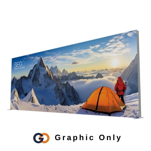 19.7 x 7.4 ft. SEGO Lightbox Display Double-Sided (Graphic Only) 19.7 x 7.4 ft. SEGO Lightbox Display Double-Sided (Graphic Only)