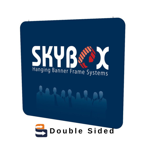 8ft. x 5ft. Hanging Banner Flat Panel Double-Sided (Graphic Package)