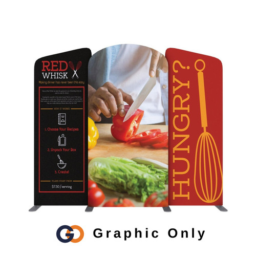 10ft EZ Tube Connect Kit B Single-Sided (Graphic Only)