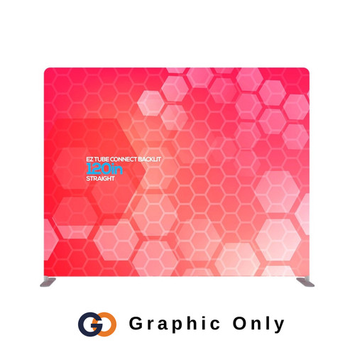 10 ft. EZ Tube® Connect Straight Top Backlit Single-Sided (Graphic Package)