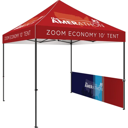 Zoom™ Economy 10ft Half Wall Single-Sided (Graphic Package)