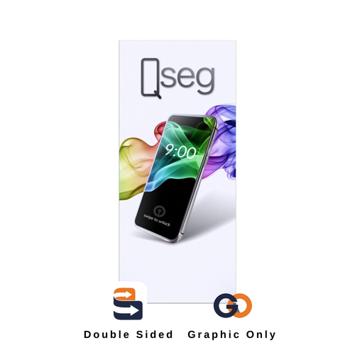 3.3 x 7.4 ft. QSEG - Double Sided (Graphic Only)