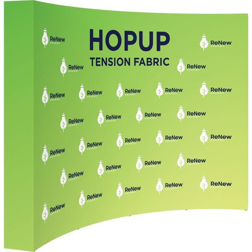 Curved 10ft x 8ft Hopup™ Back Wall Display (Graphic Package) Curved 10ft x 8ft Hopup™ Back Wall Display (Graphic Package)