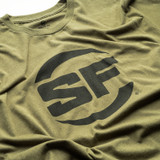 SureFire Button Logo Military Green Shirt