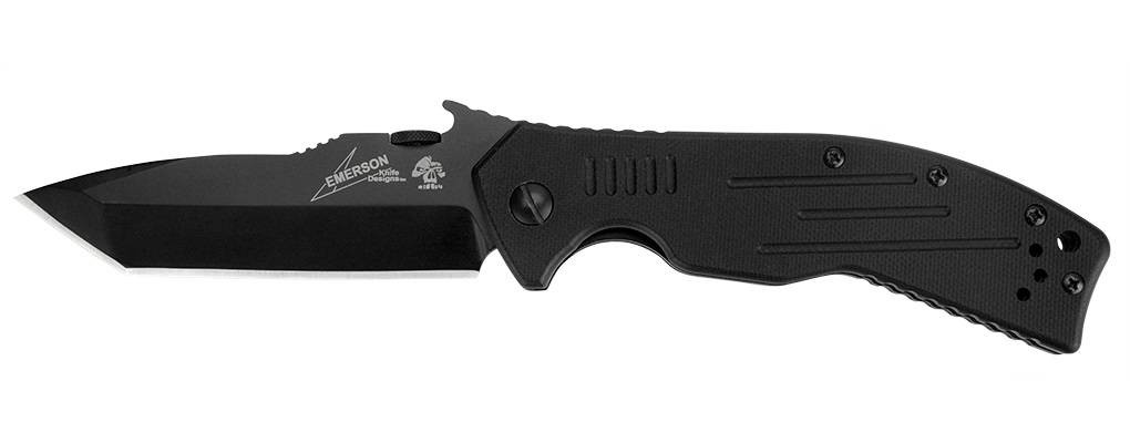 Kershaw Emerson CQC-8K Black G10 Handle Black Tanto Blade Knife w