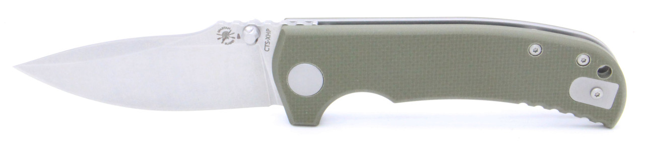 Spartan Blades Astor Folding Knife Green G10 Handle Drop Point