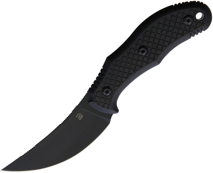 Bastinelli Creations Chopper Fixed Blade Knife Black G10 Handle