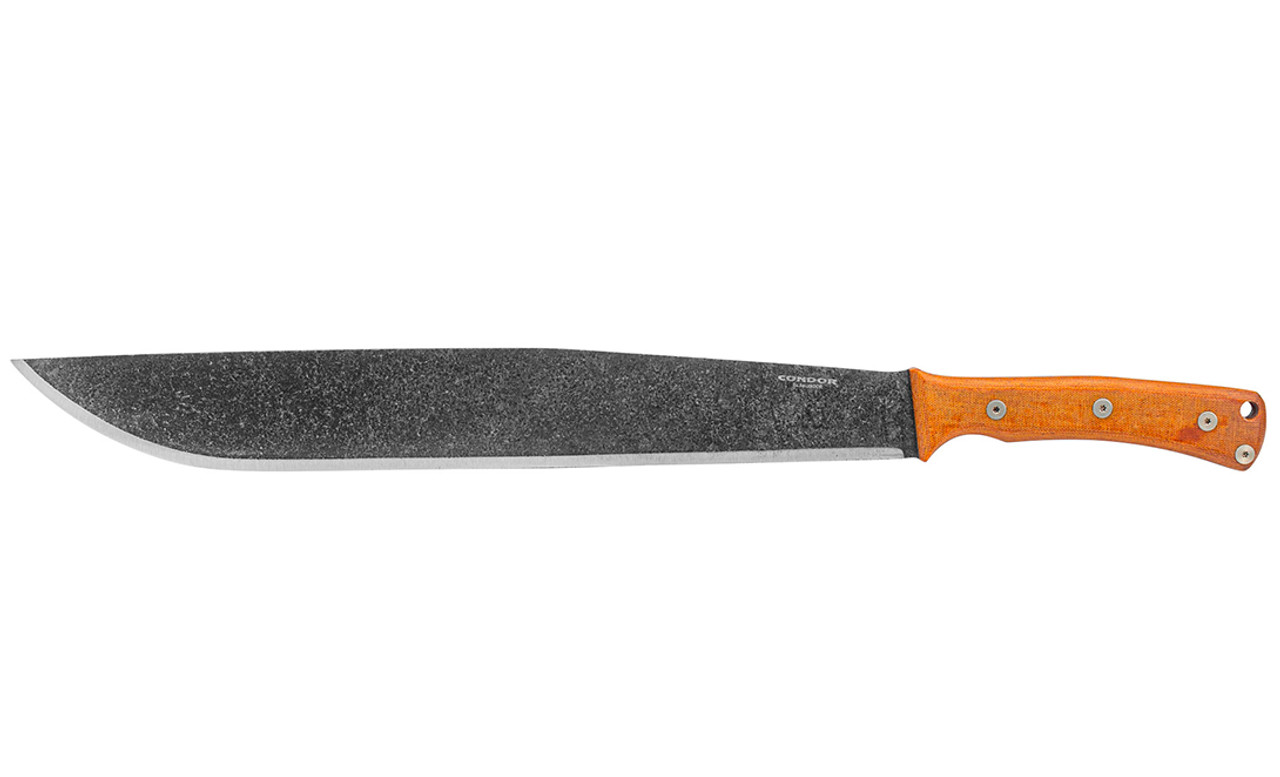 Condor Mountain Pass Machete Orange Micarta Handle 1075