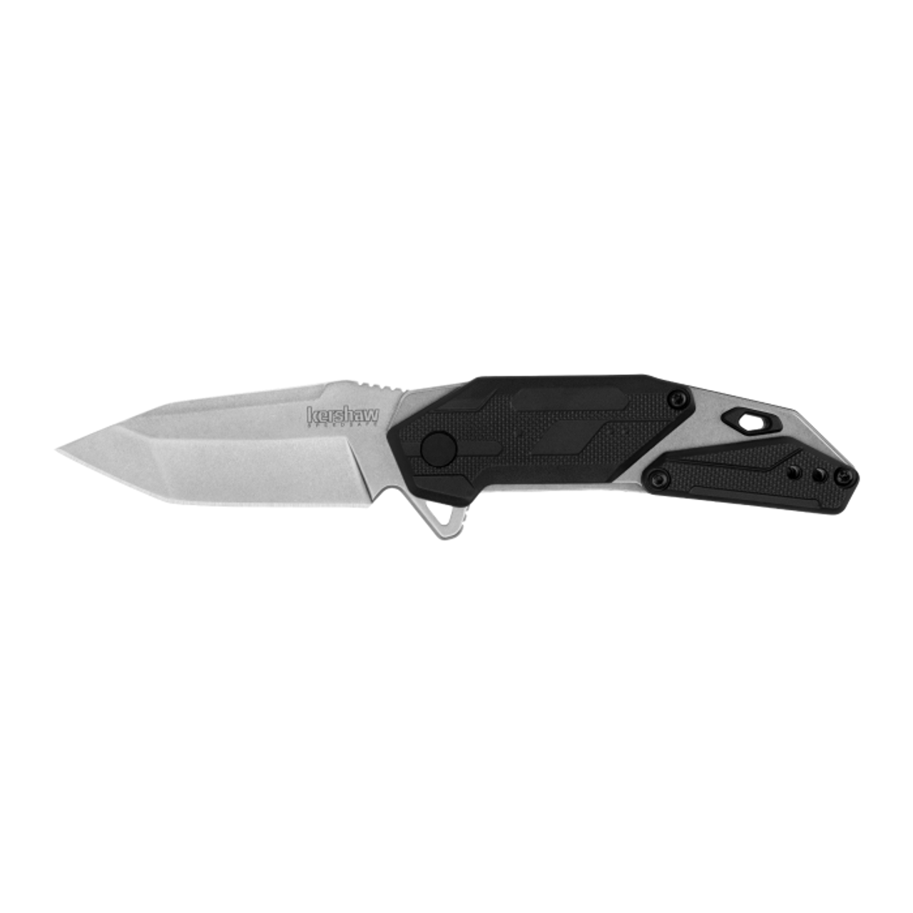 Kershaw Lithium Folding Knife Black GFN/Stainless Steel Handle