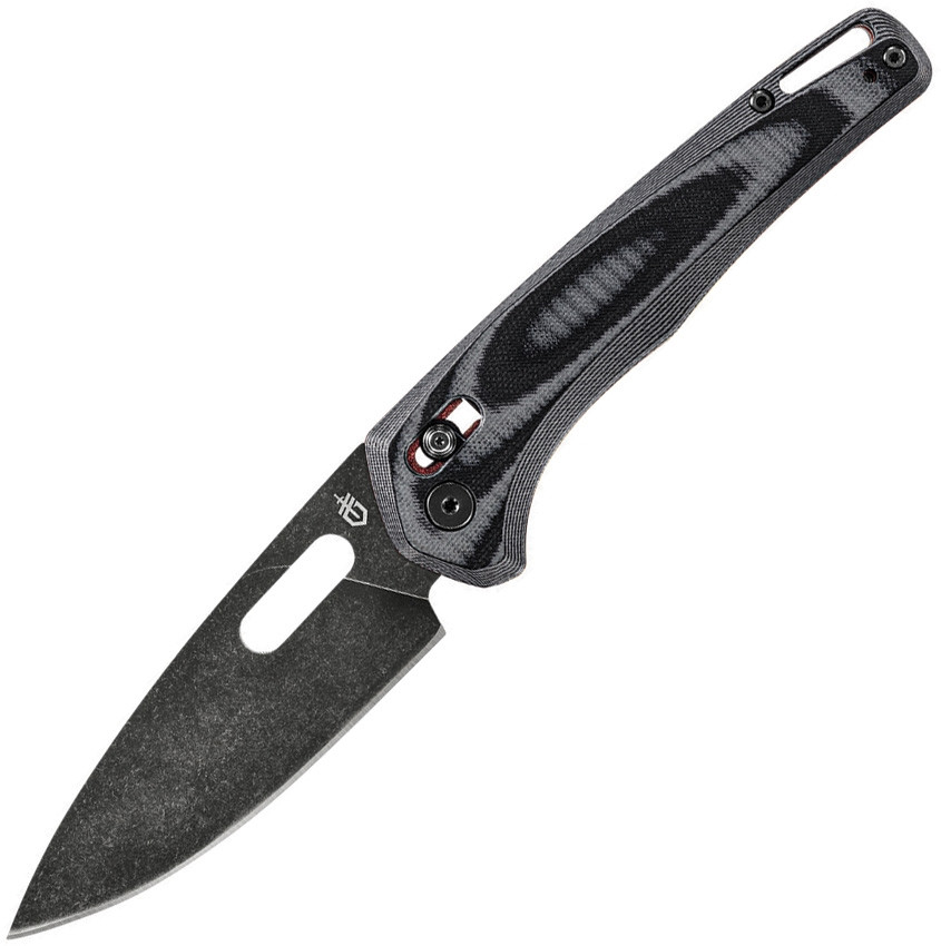 Gerber Sumo Pivot Lock Folding Knife Black/Gray G10 Handle Plain