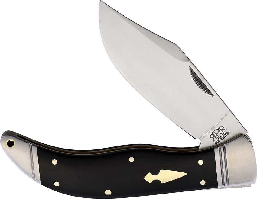 Rough Ryder Reserve Original Clasper Folding Knife Black Micarta