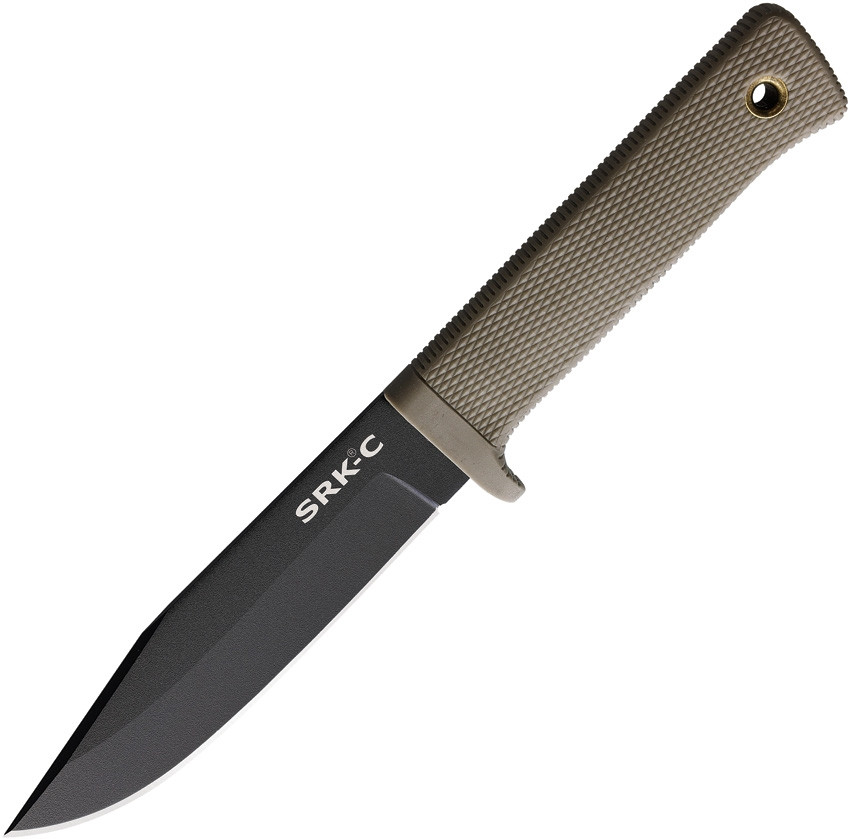 Cold Steel SRK Compact Fixed Blade Knife Desert Earth Kray-Ex