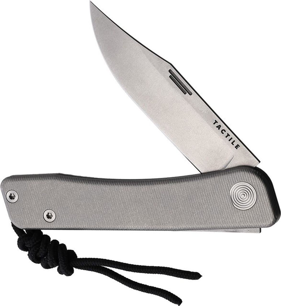 Tactile Knife Co. Bexar Magnacut Steel Folding Knife Titanium 