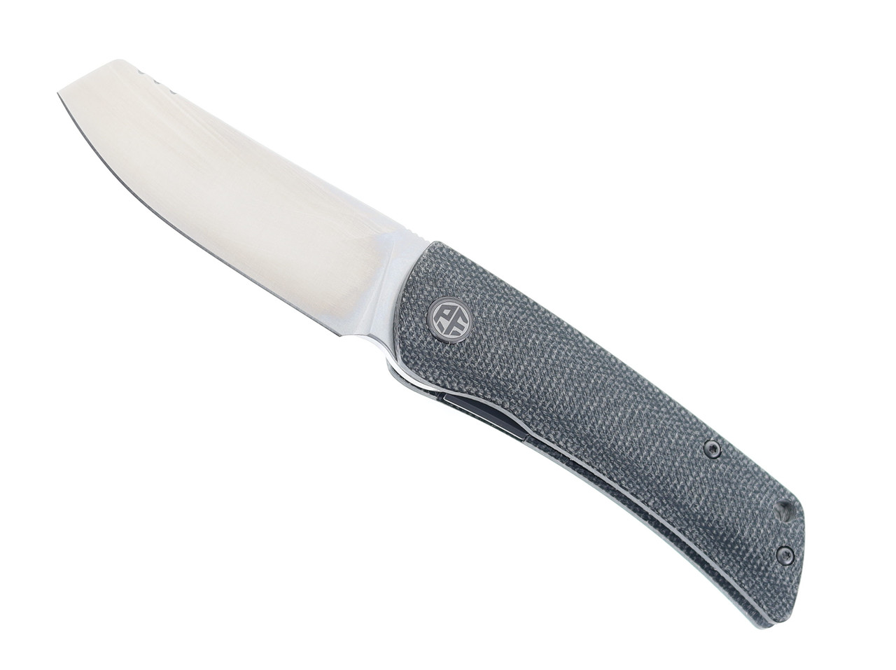 Petrified Fish Flavorist Flipper Folding Knife Black Micarta