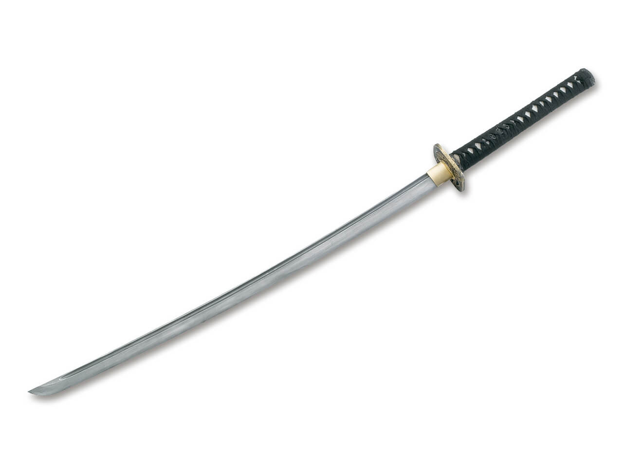 Boker Magnum Samurai Sword Black Rayskin Handle Damascus