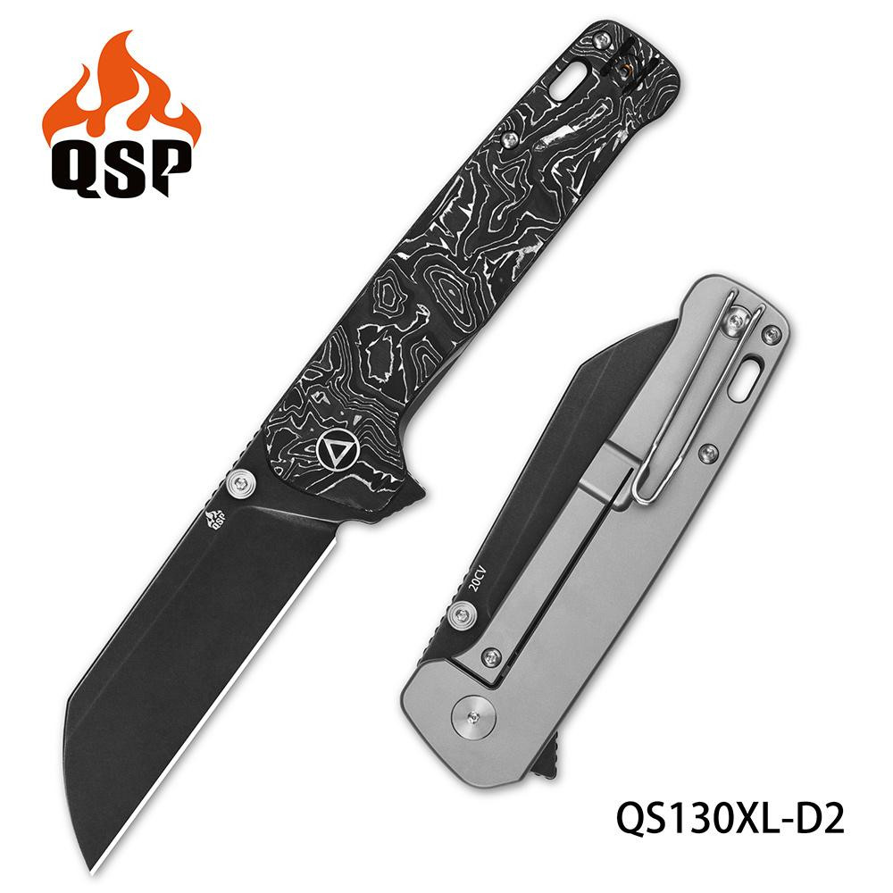 Dropping in October) QSP Penguin Plus Folding Knife Aluminum Foil