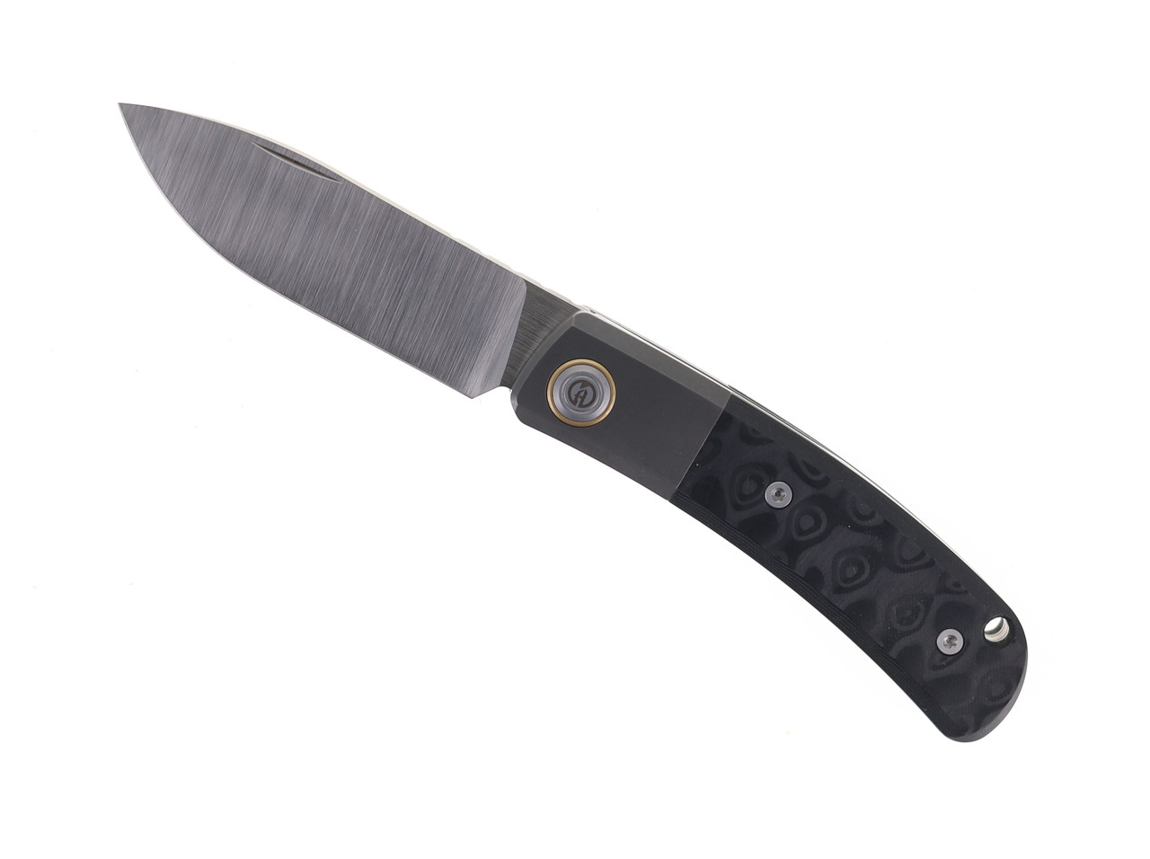 Maxace BeetleS Slip Joint Folding Knife Titanium/Carbon Fiber Inlay
