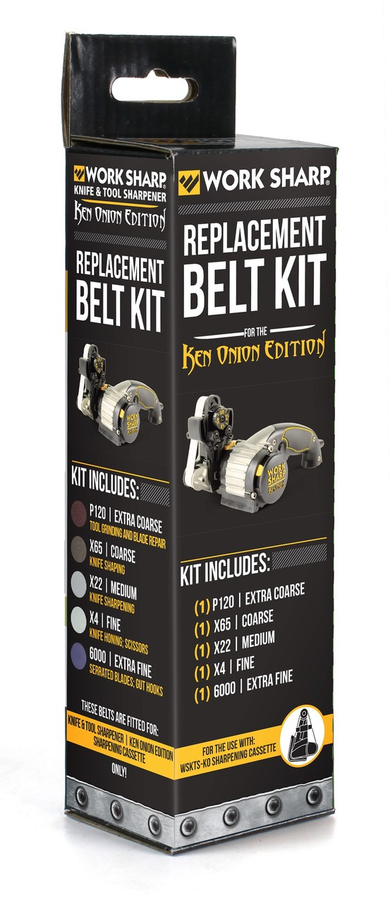 Work Sharp P120 Extra Coarse Belt Kit for Ken Onion WSKTS-KO WSSAKO81117