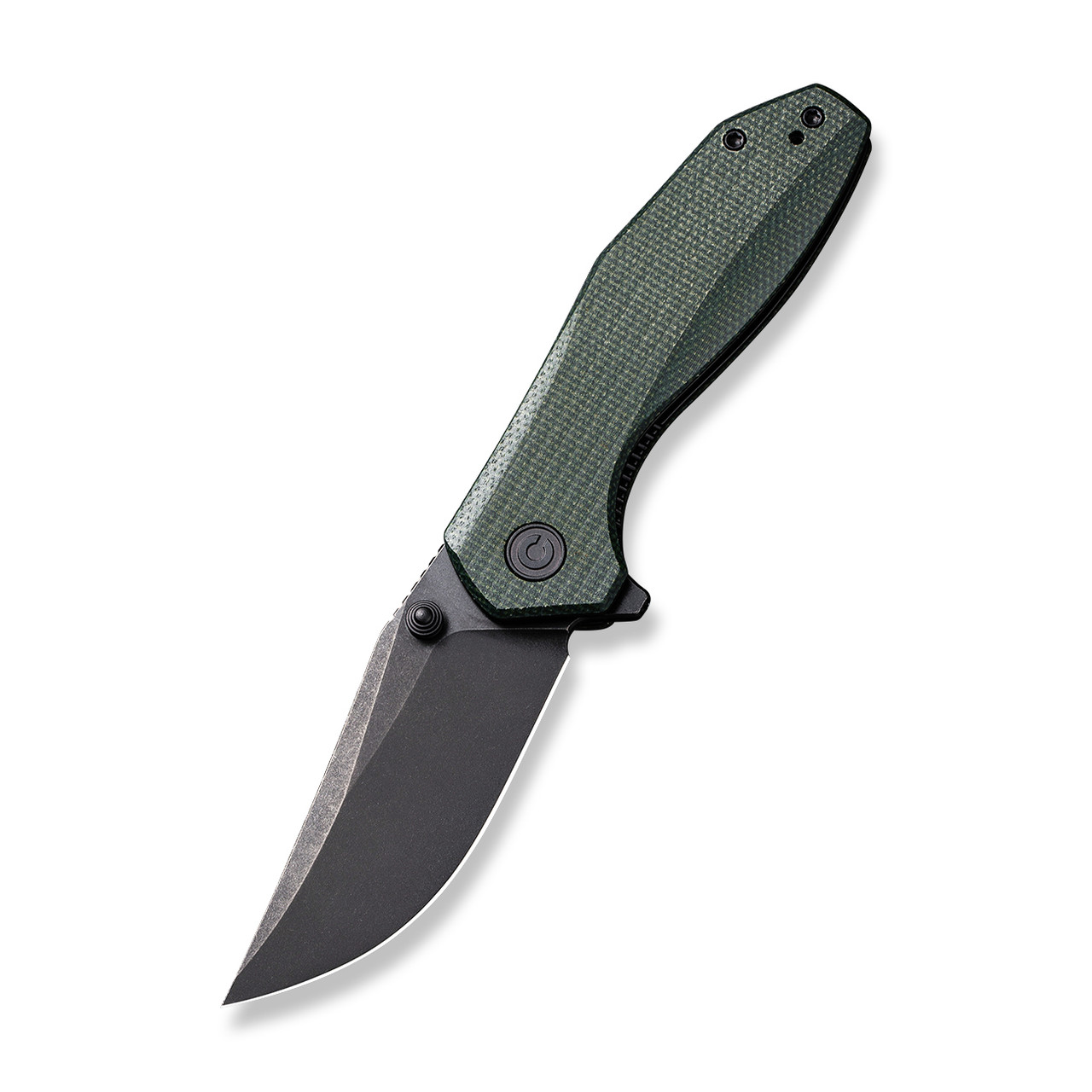 Civivi ODD 22 Folding Knife Green Canvas Micarta Handle 14C28N