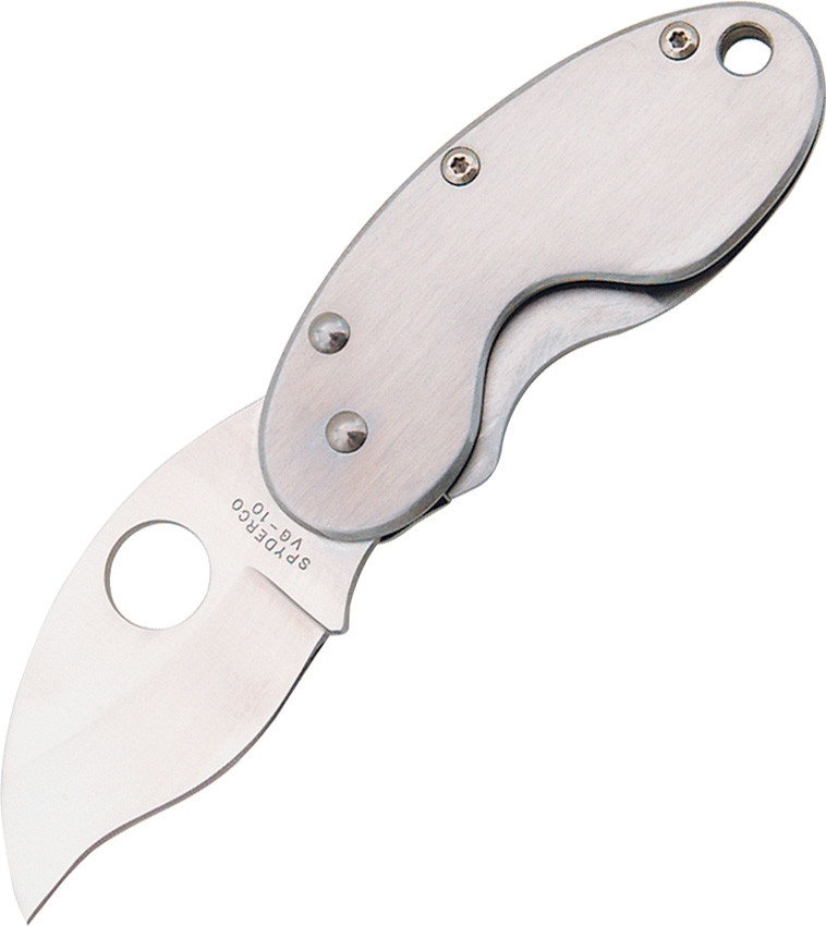 Spyderco, Cricket, Plain Edge, Reverse S Blade, Folding Knife