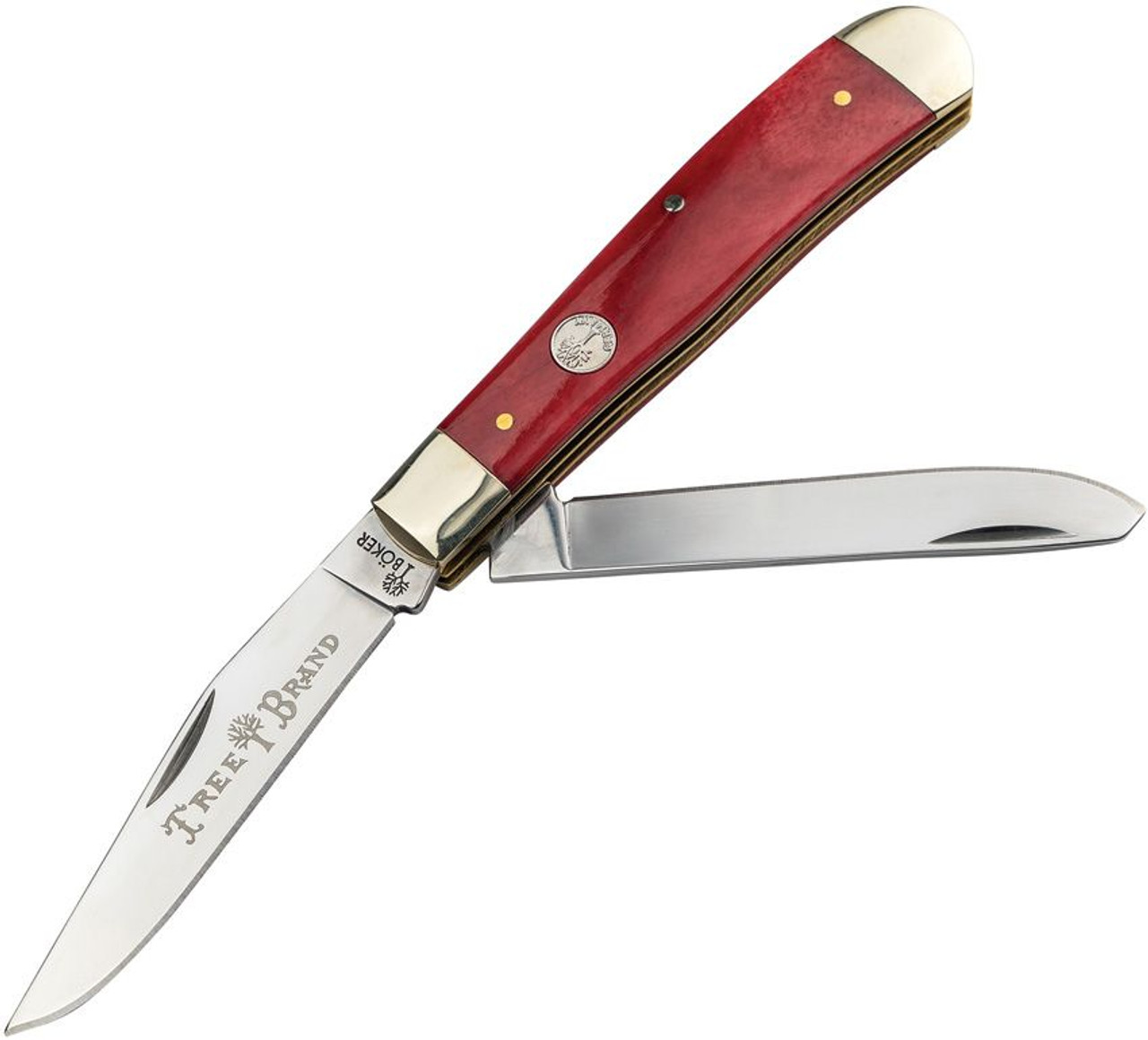 Boker Traditional Series 2.0 Trapper Folding Knife Red Bone