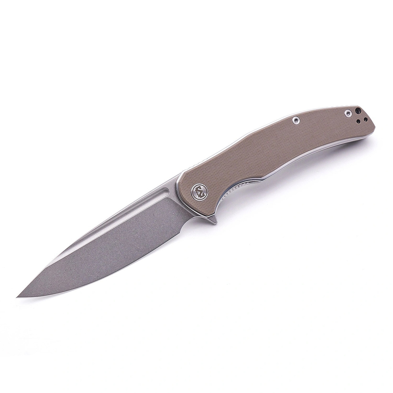 2️⃣ 通常 Miguron Velona Folding Knife Tan G10 Handle 14C28N Drop Point