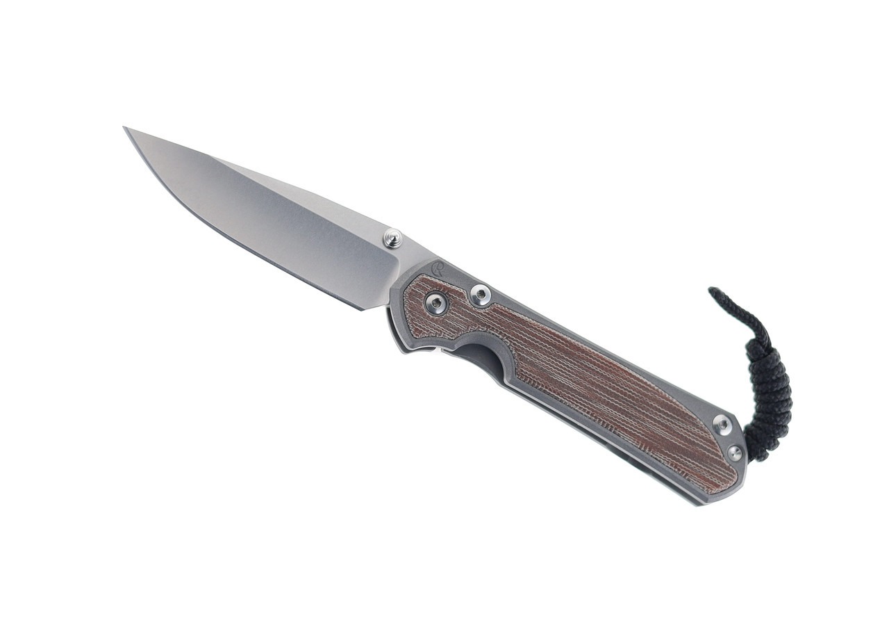 2️⃣点 Chris Reeve Small Sebenza Knife – Canvas Micarta, Ti Handle, MagnaCut